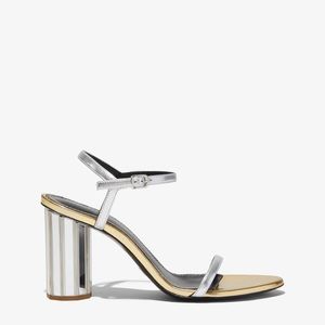 Proenza Schouler Facet Ankle Strap Sandals, 38
